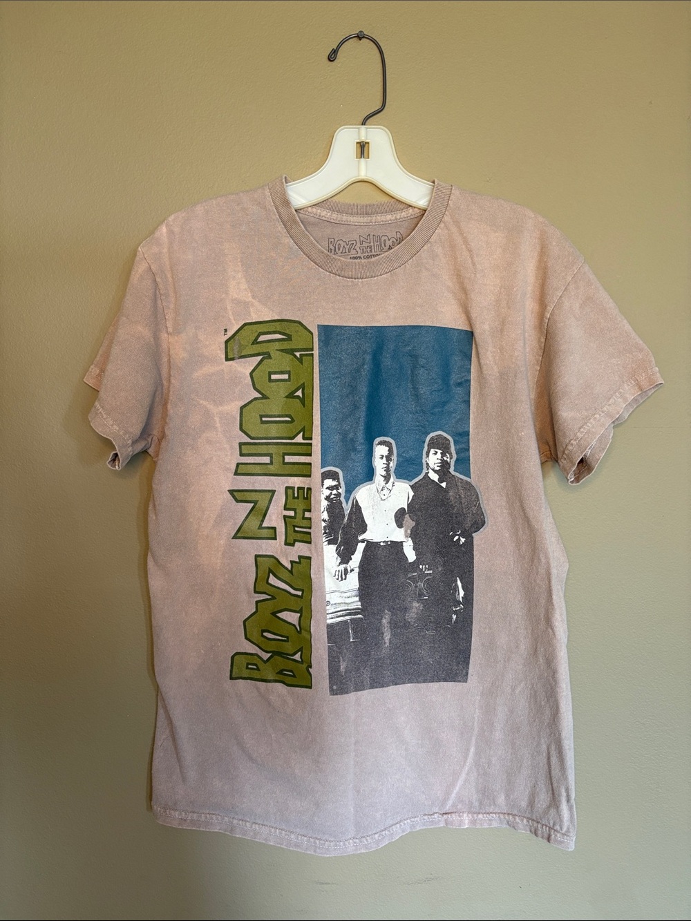 Boyz N The Hood: Vintage Graphic Tee - Light Brown- Size MD